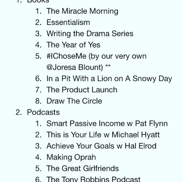 These Books and Podcasts Helped Shape My Success in 2016! 