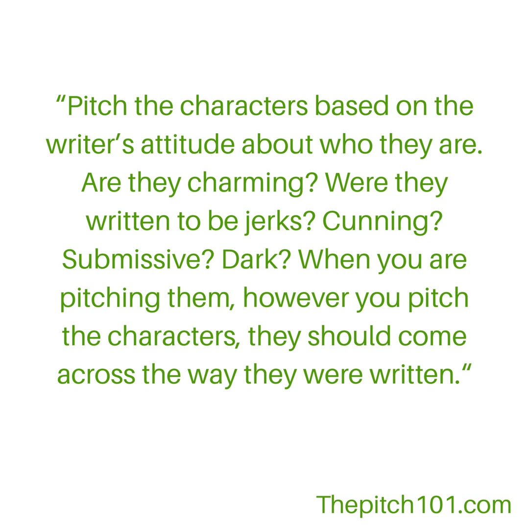 How To Pitch Your Characters